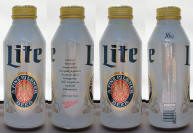 Miller Lite Aluminum Bottle