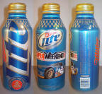 Miller Lite Racing Aluminum Bottle