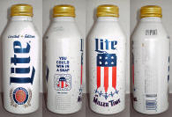 Miller Lite Aluminum Bottle