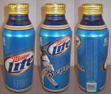 Miller Lite MLB 2010 Aluminum Bottle