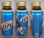 Miller Lite MLB 2010 Aluminum Bottle