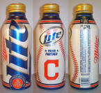 Miller Lite MLB 2012 Aluminum Bottle