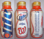 Miller Lite MLB 2012 Aluminum Bottle