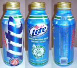 Miller Lite Basketball Aluminum Bottle