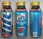 Miller Lite Basketball Aluminum Bottle