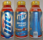 Miller Lite Basketball Aluminum Bottle