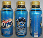 Miller Lite NFL Aluminum Bottle