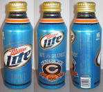 Miller Lite NFL Aluminum Bottle