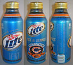 Miller Lite NFL Aluminum Bottle