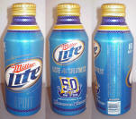 Miller Lite NFL Aluminum Bottle