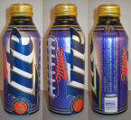 Miller Lite NFL Aluminum Bottle