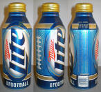 Miller Lite NFL Aluminum Bottle