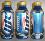 Miller Lite NFL Aluminum Bottle