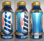 Miller Lite NFL Aluminum Bottle