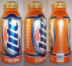 Miller Lite NFL12 Aluminum Bottle