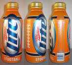 Miller Lite NFL12 Aluminum Bottle