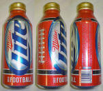 Miller Lite NFL12 Aluminum Bottle