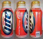 Miller Lite NHL Aluminum Bottle