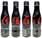 Coke Zero Aluminum Bottle