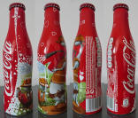 Coke Benelux Aluminum Bottle