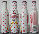 Coke Light Benelux Aluminum Bottle