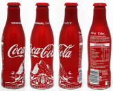 Coke Swiss Scenic Aluminum Bottle