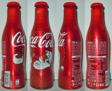 Coke Christmas Aluminum Bottle