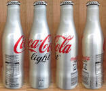 Coke Light Germany Aluminum Bottle