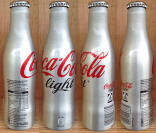 Coke Light Germany Aluminum Bottle