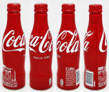 Coke France Aluminum Bottle