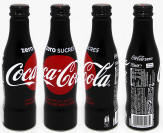 Coke Zero Aluminum Bottle