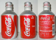 Coke Japan Aluminum Bottle