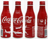 Coke Olympics 2020 JAL Aluminum Bottle