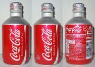 Coke Refreshing and Uplifting Aluminum Bottle