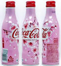 Coke Sakura Aluminum Bottle
