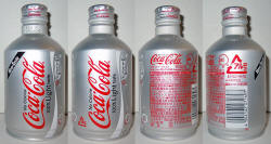 Diet Coke Japan Aluminum Bottle