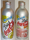 Diet Coke Lemon Aluminum Bottle