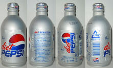 Diet Pepsi Aluminum Bottle