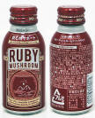 Ruby Mushroom Aluminum Bottle