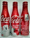 Coke Christmas Aluminum Bottle