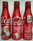 Coke Christmas Aluminum Bottle