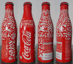 Coke Russia Aluminum Bottle