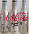 Coke Light Aluminum Bottle