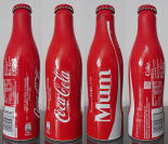 Coke UK Aluminum Bottle