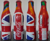 Coke UK Aluminum Bottle