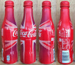 Coke Union Jack Aluminum Bottle