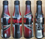 Coke Zero Union Jack Aluminum Bottle