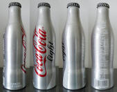 Coke Light Aluminum Bottle