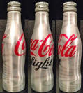 Coke Light Test Aluminum Bottle