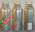Diet Mt Dew Aluminum Bottle